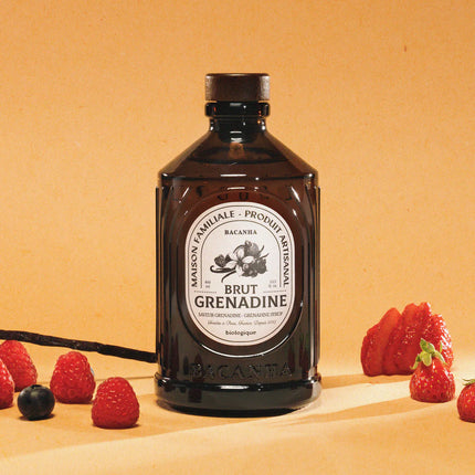 Sirop Saveur Grenadine Brut - Biologique - 400ml - Alba Caffè