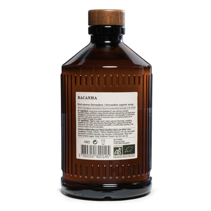 Sirop Saveur Grenadine Brut - Biologique - 400ml - Alba Caffè