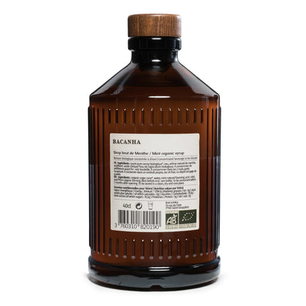 Sirop de Menthe Brut - Biologique - 400ml - Alba Caffè