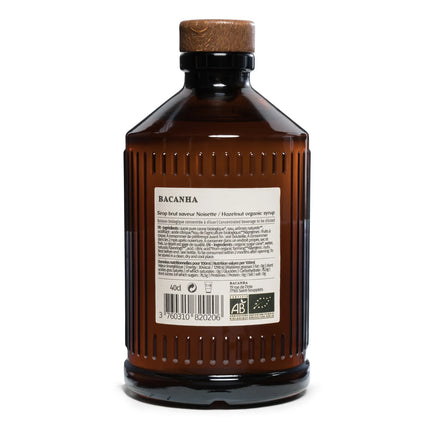 Sirop Noisette Brut - Biologique - 400ml - Alba Caffè