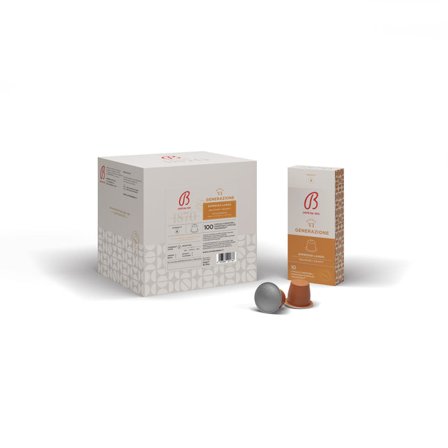 Caffè Barbera 6ème Génération - 10/100 capsules compatibles Nespresso® - Alba Caffè