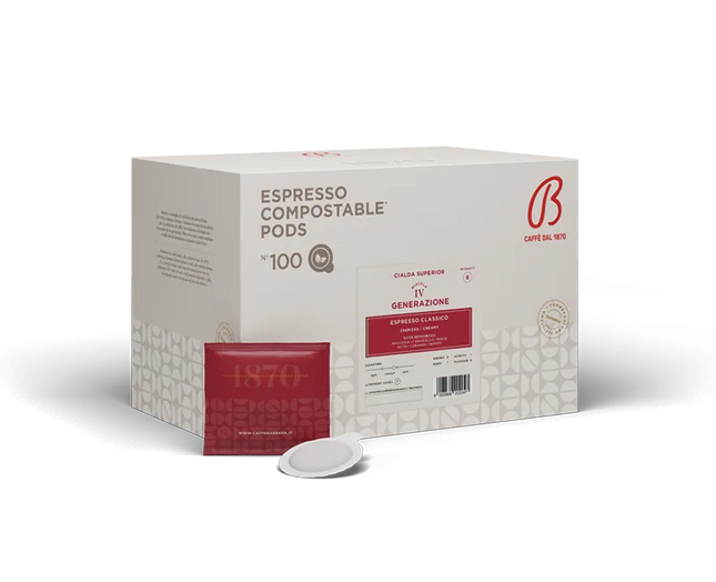 Caffè Barbera 4ème Génération - 100 dosettes ESE - Alba Caffè