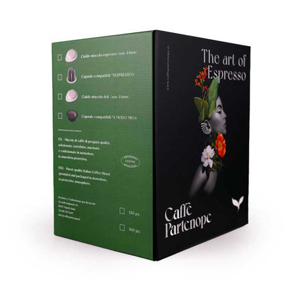 Caffè Partenope Décaféiné - capsules compatibles Nespresso® - Alba Caffè