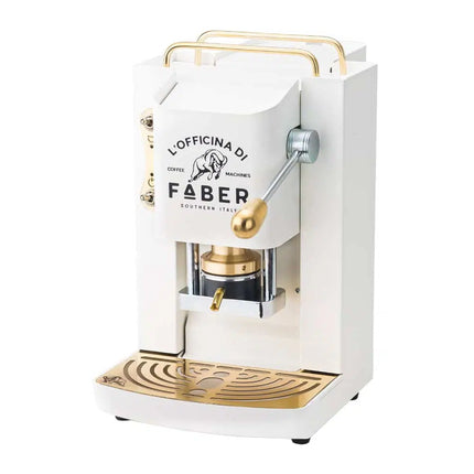 Faber Pro Deluxe - Blanc - Machine Dosette ESE - Alba Caffè