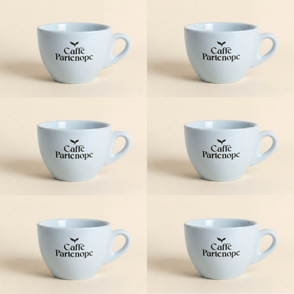 Tasse Cappuccino Caffè Partenope - Lot de 6 - Alba Caffè
