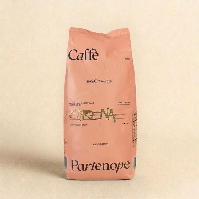 Café partenope Sirena - 1kg de café en grain 100% Arabica - Alba Caffè