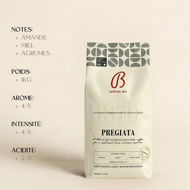 Caffè Barbera Pregiata - 1kg de café de spécialité en grain - Alba Caffè