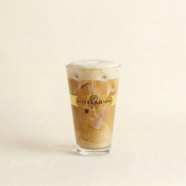 Long Verre à boissons lattés - Miscela d’Oro - Lot de 6 - Alba Caffè