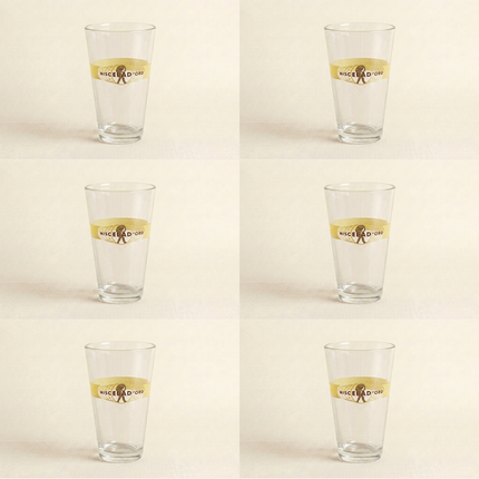 Long Verre à boissons lattés - Miscela d’Oro - Lot de 6 - Alba Caffè