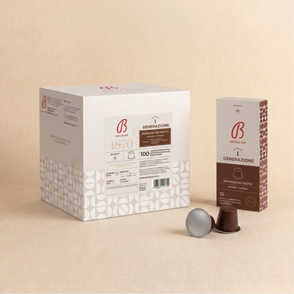 Caffè Barbera 1ère Génération - 10/100 capsules compatibles Nespresso® - Alba Caffè