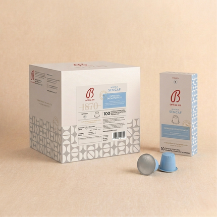 Caffè Barbera Décaféiné - 10/100 capsules compatibles Nespresso® - Alba Caffè