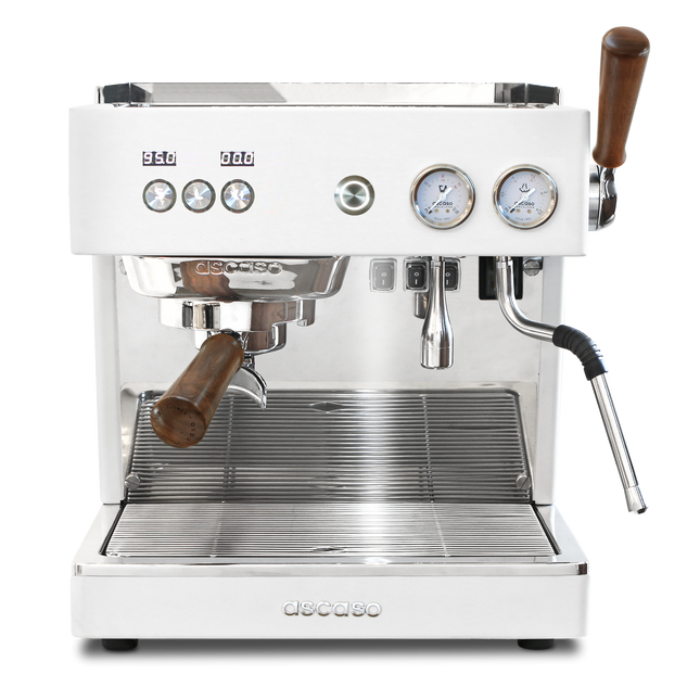 Machine à espresso | ASCASO Baby T Zero Blanc | ALBA CAFFÈ