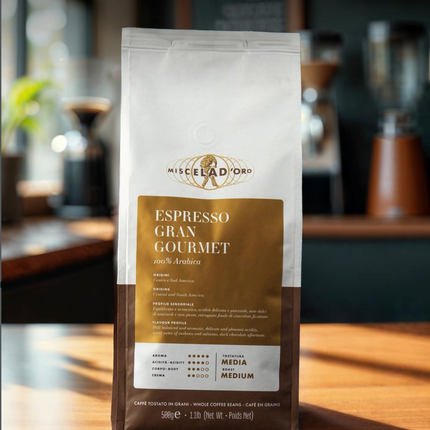 Miscela D'Oro Grand Gourmet - 1kg de café en grain 100% Arabica