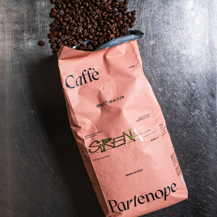 Café partenope Sirena - 1kg de café en grain 100% Arabica - Alba Caffè