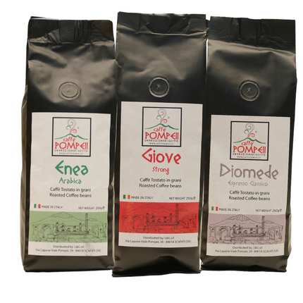 Pack Caffè Pompeii - Lot de 3 - Alba Caffè