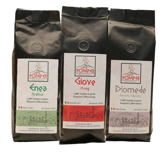 Pack Caffè Pompeii - Lot de 3 - Alba Caffè