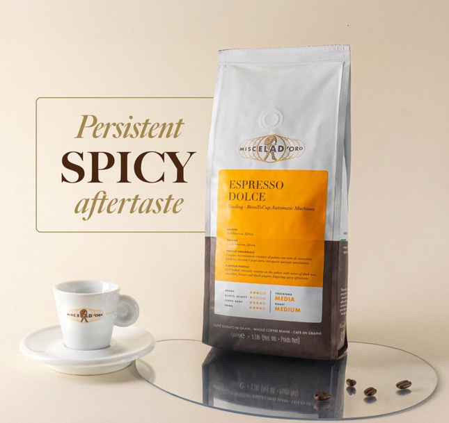 Miscela D'Oro Espresso Dolce - 1kg de café en grain