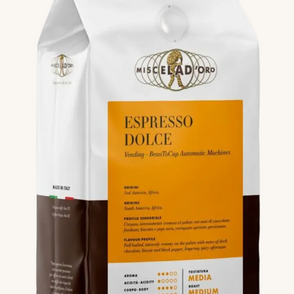 Miscela D'Oro Espresso Dolce - 1kg de café en grain - Alba Caffè