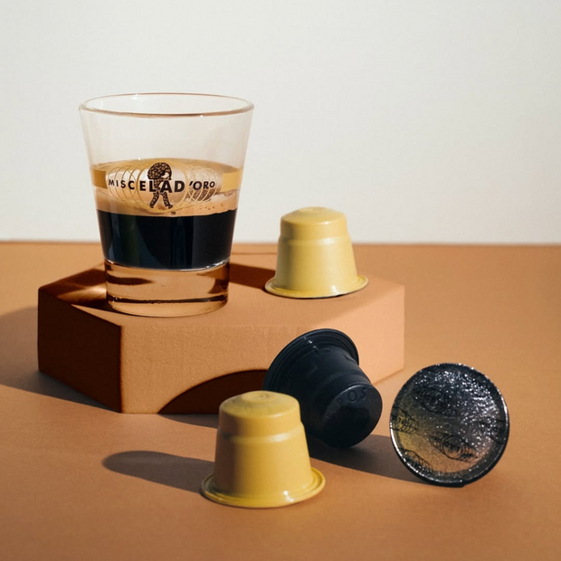 Capsules Miscela d'Oro Gold, autre vue de la boîte