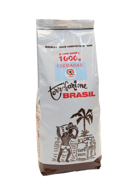 Caffe brasil en grain Miscela Cremabar -1kg - Alba Caffè