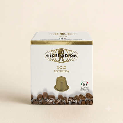 Miscela D'Oro Gold - capsules compatibles Nespresso® - Alba Caffè