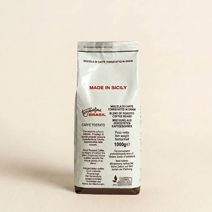 Caffe brasil en grain Miscela Extrabar - 1kg de café en grain - Alba Caffè