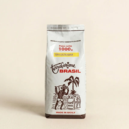 Caffe brasil en grain Miscela Extrabar - 1kg de café en grain - Alba Caffè