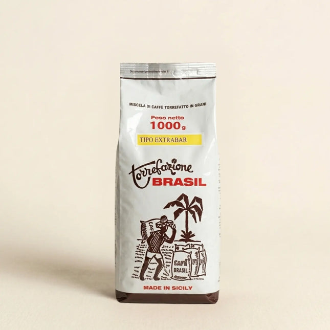 Caffe brasil en grain Miscela Extrabar - 1kg de café en grain - Alba Caffè