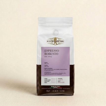 Miscela d'Oro Robusto - 500g / 1kg de café en gain - Alba Caffè