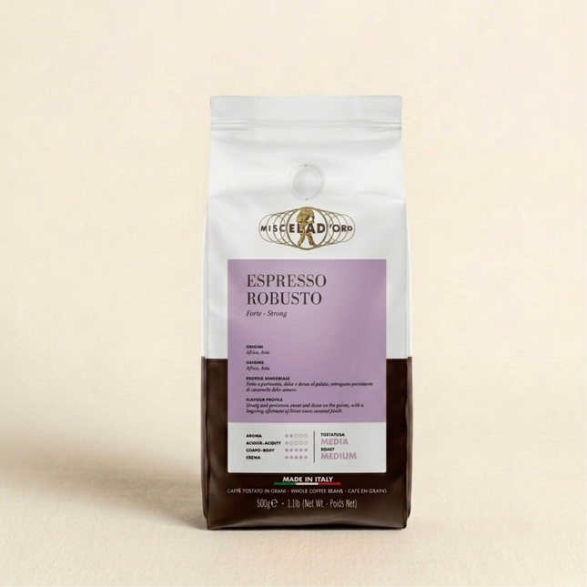 Miscela d'Oro Robusto - 500g / 1kg de café en gain - Alba Caffè