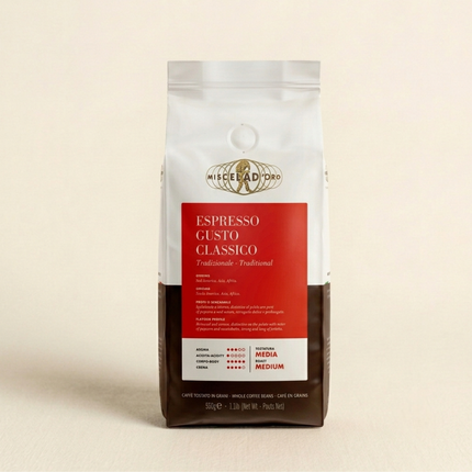 Miscela D'Oro Gusto Classico - 1kg de café en grain - Alba Caffè