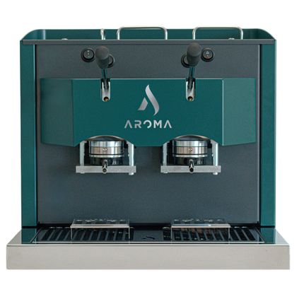 Aroma Compact Coffee Only verte - machine professionnelle 2 groupes