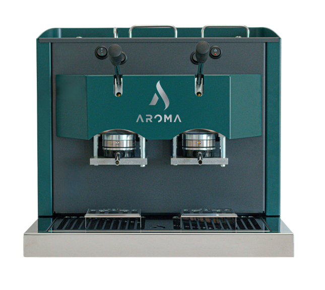 Aroma Compact Coffee Only verte - machine professionnelle 2 groupes