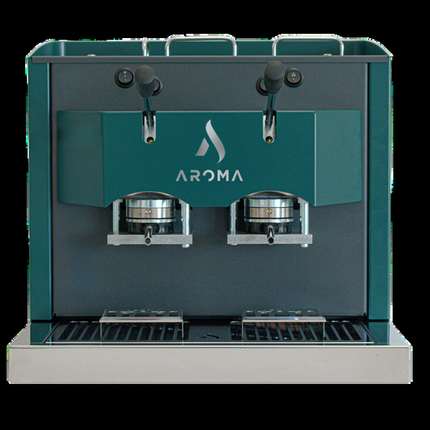 Aroma Compact Coffee Only verte - machine professionnelle 2 groupes