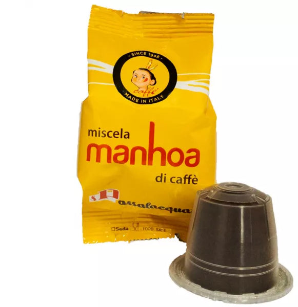 Paquet de 100 capsules compatibles Nespresso® - Manhoa Passalacqua