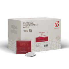 Caffè Barbera 4ème Génération - 100 dosettes ESE - Alba Caffè