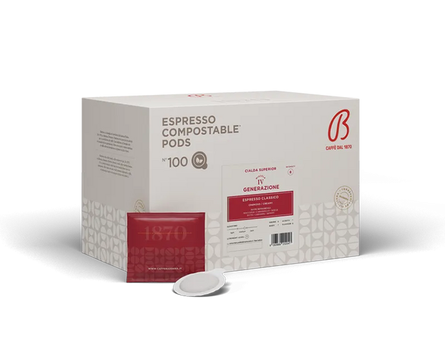 Caffè Barbera 4ème Génération - 100 dosettes de café ESE