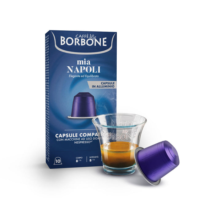 Caffè Borbone Mia Napoli - capsules compatibles Nespresso® - Alba Caffè