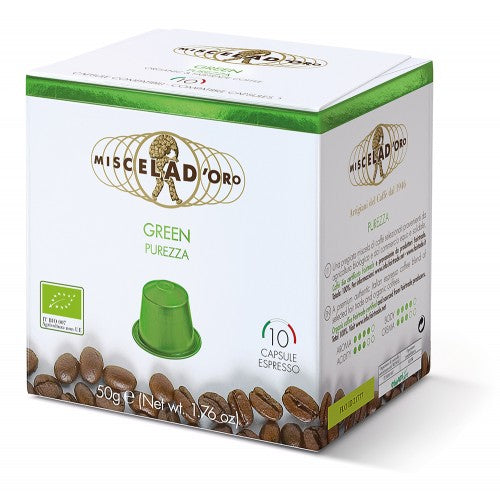Miscela D'Oro Green Purezza Bio - capsules compatibles Nespresso® - Alba Caffè