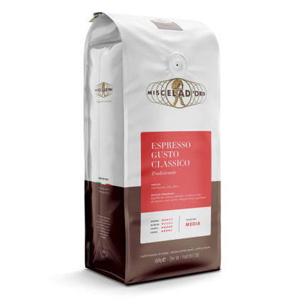 Miscela D'Oro Gusto Classico - 1kg de café en grain - Alba Caffè