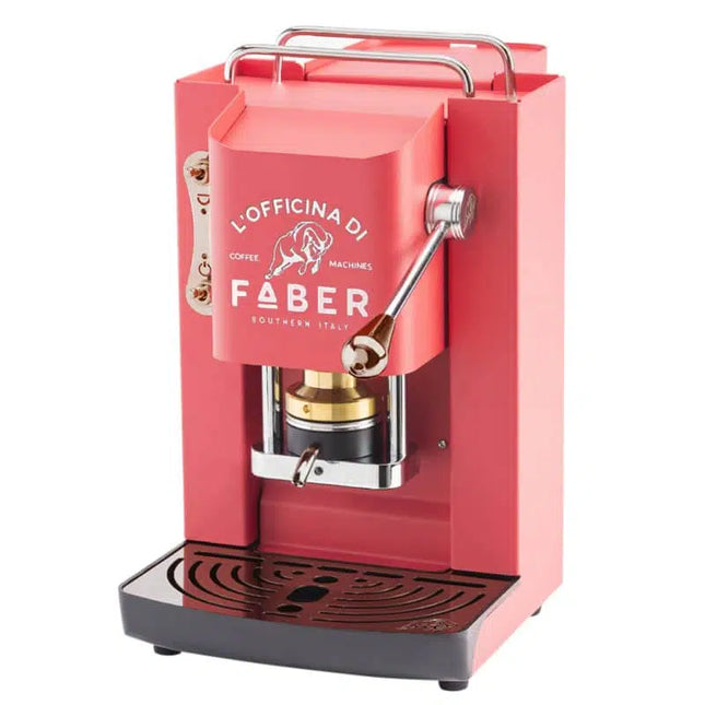Faber Pro Deluxe - Rose corail - Machine Dosette ESE - Alba Caffè