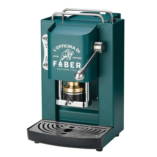 Faber Pro Deluxe - Vert Britannique - Machine Dosette ESE - Alba Caffè