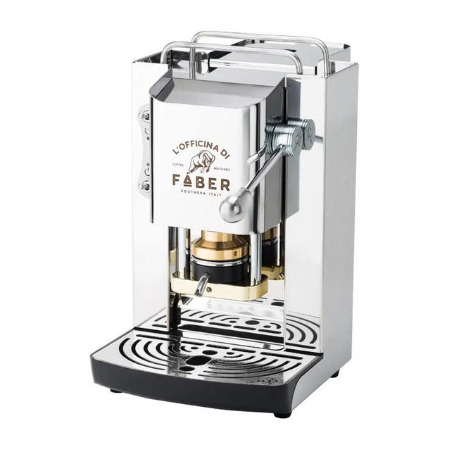 Faber Pro Deluxe - Inox Acier - Machine Dosette ESE - Alba Caffè