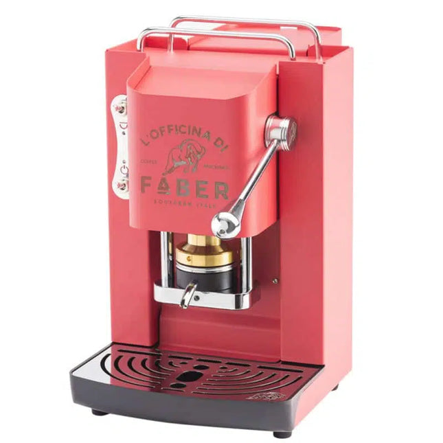 Faber Pro Deluxe - Rose corail - Machine Dosette ESE - Alba Caffè