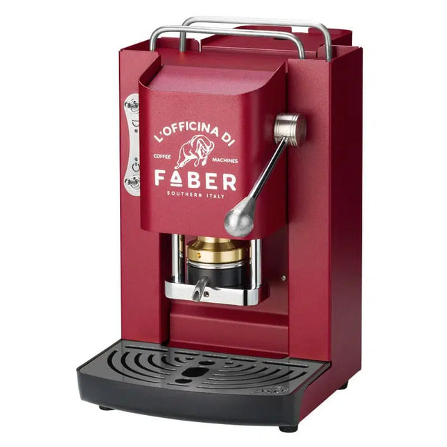 Faber Pro Deluxe - Rouge - Machine Dosette ESE - Alba Caffè