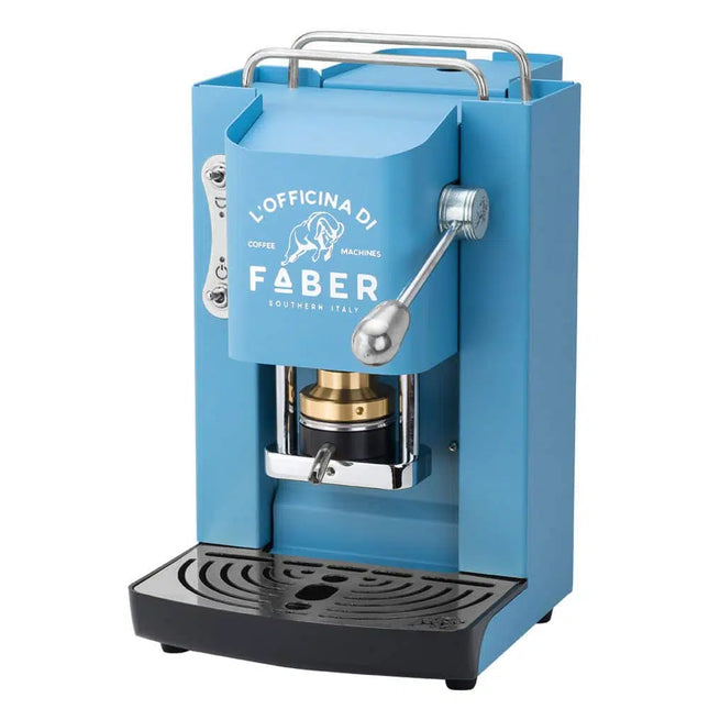 ALBA CAFFÈ | Faber Pro Deluxe Turquoise - Chromw