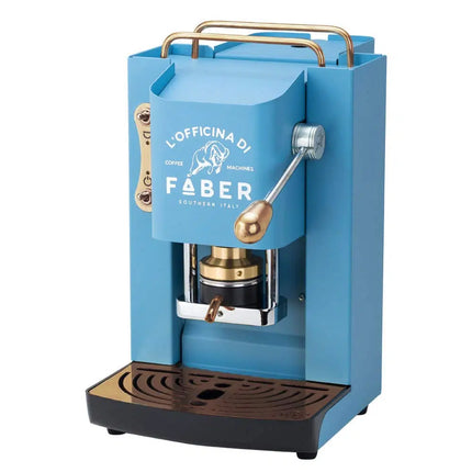 Faber Pro Deluxe - Turquoise - Machine Dosette ESE - Alba Caffè