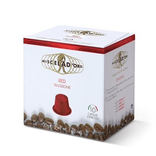 Miscela D'Oro Red  - capsules compatibles Nespresso® - Alba Caffè